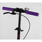 Дитячий самокат з ручним гальмом Skyper Rendal NL-15602 Фіолетовий