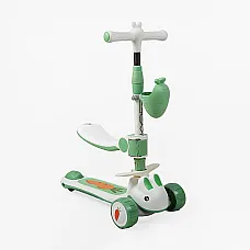 Дитячий самокат 3 в 1 Skyper T-2163/62 Зелений