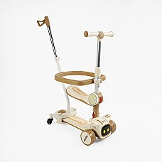 Детский самокат 5 в 1 Skyper TY-3368 Бежевый