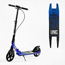 Дитячий самокат з дисковим гальмом Skyper Unic UN-32516 Синій