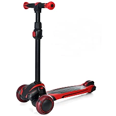 Трехколесный самокат Scooter Maxi X1-BR Черный с красным