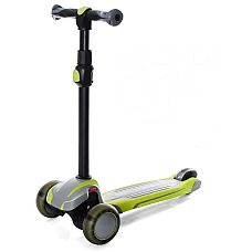 Трехколесный самокат Scooter Maxi X1-GGR Серый с зеленым