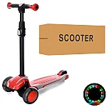 Триколісний самокат Scooter Maxi X1-RG Червоний з сірим