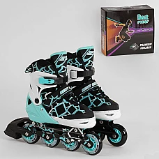Детские ролики Best Roller (размер 35-38) 4414-M Бирюзовый