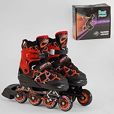Детские ролики Best Roller (размер 35-38) 1189-M Красный с че