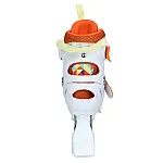 Детские ролики Prof1 Roller (размер 27-30) A 4156-XS-OR Белый с оранжевым