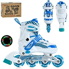 Детские ролики Prof1 Roller (размер 31-34) A 4150-S-WBL Белый