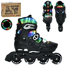 Детские ролики Prof1 Roller (размер 35-38) A4158-M-B Черный