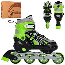 Детские ролики Prof1 Roller (размер 39-42) A 4146-L-GR Зелены