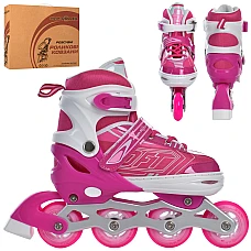 Детские ролики Prof1 Roller (размер 39-42) A 4147-L-P Розовый