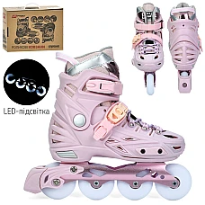 Детские ролики Prof1 Roller (размер 39-42) A 4155-L-P Розовый