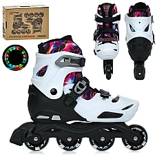 Детские ролики Prof1 Roller (размер 39-42) A4159-L-W Белый