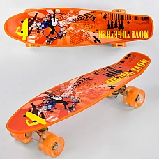 Скейт Best Board Р 13222 Оранжевый
