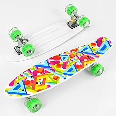 Скейт Best Board Р 10765 Радуга