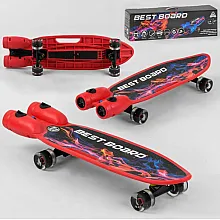 Скейтборд Best Board S-00710 Красный