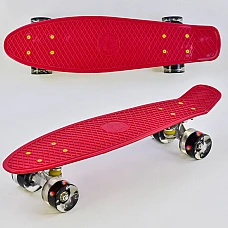 Скейт Пенни борд Best Board 0110 Вишневый
