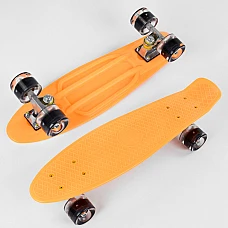 Скейт Пенни борд Best Board 2325 Ярко-желтый