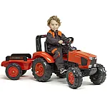 Велотрактор з причепом Falk Kubota (2060AB) Помаранчевий