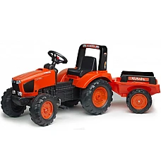 Велотрактор з причепом Falk Kubota (2060AB) Помаранчевий