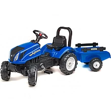 Велотрактор з причепом Falk New Holland (3080AB)