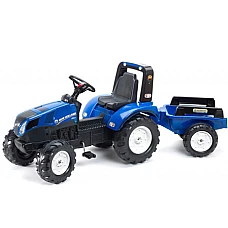 Велотрактор з причепом Falk New Holland (3090B)