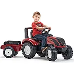 Велотрактор с прицепом Falk Valtra S4 (4000AB)