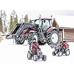 Велотрактор с прицепом Falk Valtra S4 (4000AB)