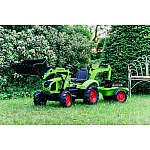 Велотрактор з причепом, переднім та заднім ковшем Falk 2070Y Claas Arion Зелений