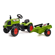 Велотрактор з причепом Falk 2041C Claas Arion Зелений