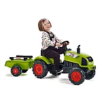 Велотрактор з причепом Falk 2041C Claas Arion Зелений