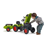 Велотрактор з причепом Falk 2041C Claas Arion Зелений