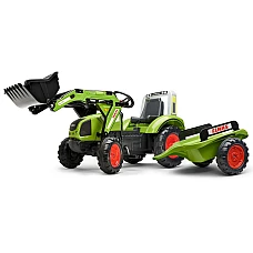 Велотрактор з причепом та переднім ковшем Falk 1040AM Claas A