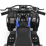 Детский квадроцикл Prof1 HB-ATV1000AS-2-4 Черно-синий