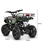 Дитячий квадроцикл Prof1 HB-EATV800N-10 V3 Темно-зелений