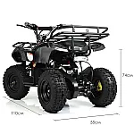 Дитячий квадроцикл Prof1 HB-EATV800N-19 V3 Карбон