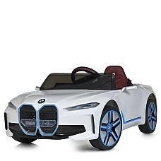 Дитячий електромобіль BMW i4 Bambi JE1009EBLR-1 (4WD) Білий