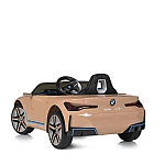 Дитячий електромобіль BMW i4 Bambi JE1009EBLR-13(4WD) Бежевий