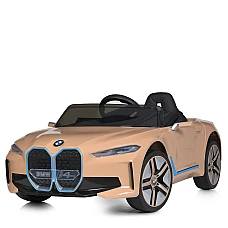 Дитячий електромобіль BMW i4 Bambi JE1009EBLR-13(4WD) Бежевий