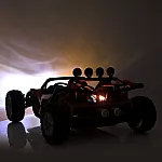 Багги с пультом управления Bambi JS3168EBLR-11(24V) Серый