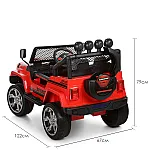 Джип з пультом управління Bambi M 3237EBLR-3 Червоний