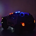 Детский электромобиль с пультом управления Bambi M 3259EBLR-1-2 Полиция Черно-белый