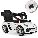 Машинка-каталка 2 в 1 Bambi M 3591L-1 Білий