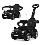 Машинка-каталка 2 в 1 Bambi M 3591L-2 Чорний