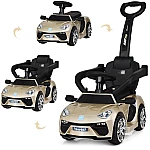 Машинка-каталка 2 в 1 Bambi M 3591LS-13 Золотой