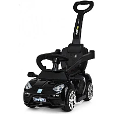 Машинка-каталка 2 в 1 Bambi M 3591LS-2 Чорний
