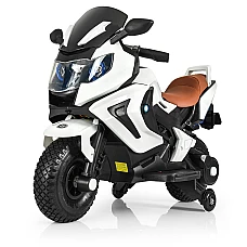 Дитячий електромотоцикл Bambi M 3681AL-1 Білий