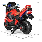 Детский электромотоцикл Bambi M 3681AL-3 Красный
