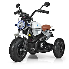 Дитячий електромотоцикл Bambi M 3687AL-1 Білий