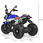Дитячий електромотоцикл Bambi M 3687AL-4 Синій