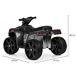 Дитячий квадроцикл Bambi M 3893ELM-19 Чорний